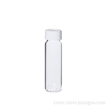 40mL Clear Glass Bottle - Lab Bottle Made of Borosilicate Glass